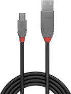 Кабель Lindy USB Type-C - USB Type-B M/M 0.5 м Black (4002888369404) - зображення 2