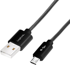 Kabel LogiLink USB Type-A - micro-USB M/M 1 m Black (4052792050912) - obraz 1