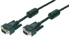 Kabel LogiLink VGA M/M 10 m Black (4260113562505) - obraz 1