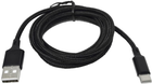 Kabel Msonic USB Type-A - USB Type-C 1 m Black (4718308536430) - obraz 1