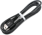 Кабель Maclean USB Type-A - USB Type-C 1.5 м Black (5902211119333) - зображення 2