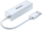 Кабель адаптер Unitek USB Type-A - RJ45 0.15 м White (4894160047755) - зображення 2