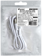 Kabel Vakoss USB Type-A - USB Type-C M/M 1 m White (4718308535907) - obraz 2