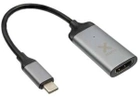 Kabel adapter Xtorm USB Type-C - HDMI 0.15 m Gray (8718182275582) - obraz 1