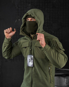 Тактична флісування куртка oliva combo XL - зображення 5