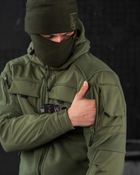 Тактическая флисовка куртка oliva combo XL - изображение 7