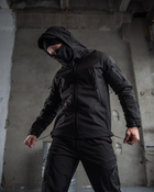 Тактичний костюм SoftShell Police black 2XL - зображення 4