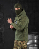 Тактическая флисовка куртка oliva combo XXL - изображение 3