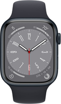 Smartwatch Apple Watch Series 8 GPS + Cellular 45mm Midnight Aluminium Case with Midnight Sport Band (APL_MNK43) - obraz 2