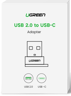 Adapter Ugreen US280 USB Type-A/USB Type-C Black (6957303855681) - obraz 8