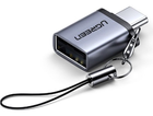 Кабель Ugreen US270 OTG Adapter Type-C 3.1 м - USB 3.0 F Alum. Gray (6957303852833) - зображення 1