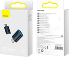 Adapter Baseus Ingenuity Series Mini OTG Adaptor Type-C to USB Type-A 3.1 Blue (ZJJQ000003) - obraz 6