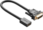 Adapter Ugreen DVI Male to HDMI Female Adapter Cable 22 cm Black (6957303821181) - obraz 3