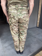 Штани тактичні зимові Wolftrap, SoftShell з флісом, розмір 3XL, Мультикам, штани для військових софтшелл - зображення 2