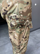 Штани зимові тактичні софтшелл флісові Single Sword, розмір 3XL, Мультикам, утеплені штани для військових - зображення 7