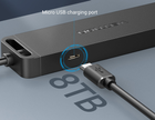 USB Hub Vention 4-Port z microUSB zasilaniem 0.15 m Black (6922794746916) - obraz 4