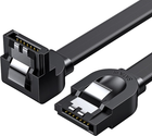 Kabel Ugreen US217 SATA 3.0 Data Cable 0.5 m Black (6957303837977) - obraz 1