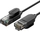 Патч-корд Ugreen NW122 Cat 6 А Pure Copper Ethernet Cable OD2.8 2 м Black (6957303873340) - зображення 1