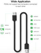 Kabel Ugreen US102 USB 2.0 1 m Black (6957303813094) - obraz 6