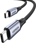 Kabel Ugreen US535 USB Type-C to USB Type-C PD 2 m Dark-Gray (6957303894406) - obraz 3