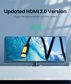 Kabel Ugreen HD101 HDMI Round Cable 1 m Yellow / Black (6957303811151) - obraz 6