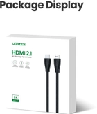 Kabel Ugreen HD140 HDMI Cable with Braided 3 m Black (6957303884049) - obraz 5