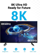 Кабель Vention HDMI-HDMI, 1.5 м, v2.1, 8K 60 Гц, 4K 165 Гц, 2K 144Гц, 1080P 240Гц (6922794743496) - зображення 6