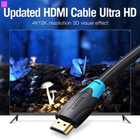 Kabel Vention HDMI-HDMI, 1 m v2.0 Black (6922794732643) - obraz 7