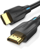 Kabel Vention HDMI-HDMI, 1 m, v2.1, 8K 60 Hz, 4K 165 Hz, 2K 144Hz, 1080P 240Hz Black (6922794743489) - obraz 2