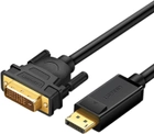 Kabel Ugreen DP103 DP Male to DVI Male Cable 1.5 m Black (6957303812431) - obraz 1