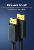 Кабель Ugreen DP102 DP 1.2 Male to Male Cable 1.5 м Black (6957303812455) - зображення 4