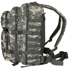 Тактический рюкзак 36 л Серый Пиксель MIL-TEC Assault 36L Digital UCP с системой MOLLE Военный рюкзак Армейский Штурмовой Водоотталкивающий - изображение 7