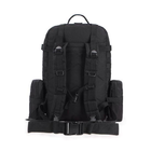 Военный рюкзак 50л с подсумками Черный Тактический рюкзак на 50 литров с системой MOLLE Ranger Tactical 50L Армейский Штурмовой Рюкзак Водоотталкивающий - изображение 9