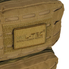 Тактичний рюкзак 20 л Койот MIL-TEC Assault Laser Cut 20L Coyote з системою MOLLE Військовий Рюкзак Армійський Штурмовий Водовідштовхуючий - зображення 6