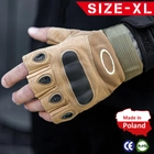 Тактичні Військові Рукавички Без Пальців Для Військових з накладками Койот Tactical Gloves PRO Coyot XL Безпалі Армійські Штурмові - зображення 1