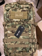 Тактический рюкзак 36 л Камуфляж Светлый MIL-TEC Assault 36L Multicam с системой MOLLE Военный Рюкзак Армейский Штурмовой Водоотталкивающий - изображение 3
