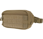 Поясна сумка Mil-Tec Fanny Pack Molle Coyote 13512519