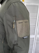 Армейская куртка софтшел COMBAT олива 2XL - изображение 3