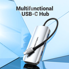 USB Hub Vention USB 3.1 Type-C HDMI / VGA / USB 3.0 x 3 / PD 100 W Hub 6-in-1 (6922794754751) - obraz 3