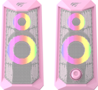 System akustyczny Havit HV-SK202 USB 2.0 Pink (SK202 pink) - obraz 2