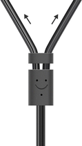 Kabel Ugreen AV102 AUX 3.5 mm TRS-RCAx2 M / M 3.0 m Black (6957303815128) - obraz 4