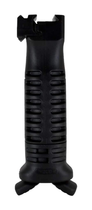 Передня рукоятка-сошки DLG Tactical (DLG-066) на Picatinny (полімер) чорна - зображення 3