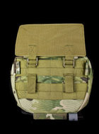 Напашник тактичний Big Multicam (24х18х8), сумка напашник, напашна сумка, підсумок напашник - зображення 4