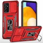 Ударостійкий чохол Camshield Army Ring для Samsung Galaxy A05s (Червоний / Red)