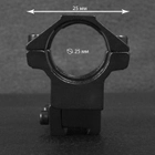 Крепление моноблок Target GM-018 25.4 мм на ласточкин хвост 11 мм с выносом - изображение 3