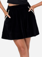 Spódnica trapezowa damska mini Made Of Emotion M768 XL Czarna (5905563715345) - obraz 4