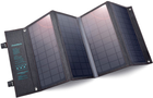 Сонячна панель для УМБ Choetech 36 Вт Type-C PD 3.0 20 Вт Max + QC 3.0 18 Вт Max (6971824979411) - зображення 2