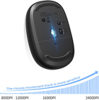 Миша UGREEN MU105 Portable Wireless Deep Blue (6957303895502) - зображення 3