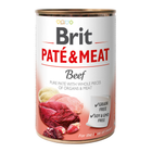 Вологий корм для собак Brit Paté & Meat зі смаком яловичини та індички