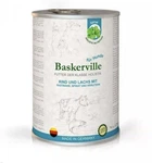 Консервированный корм Baskerville Holistic Говядина и лосось с пастернаком